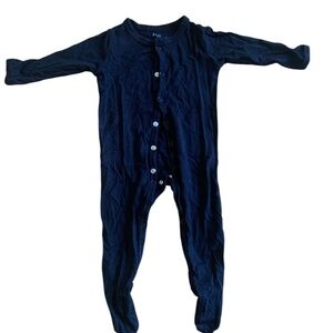 KYTE BABY Snapped Footie (Color: Midnight (black) /3-6 minths